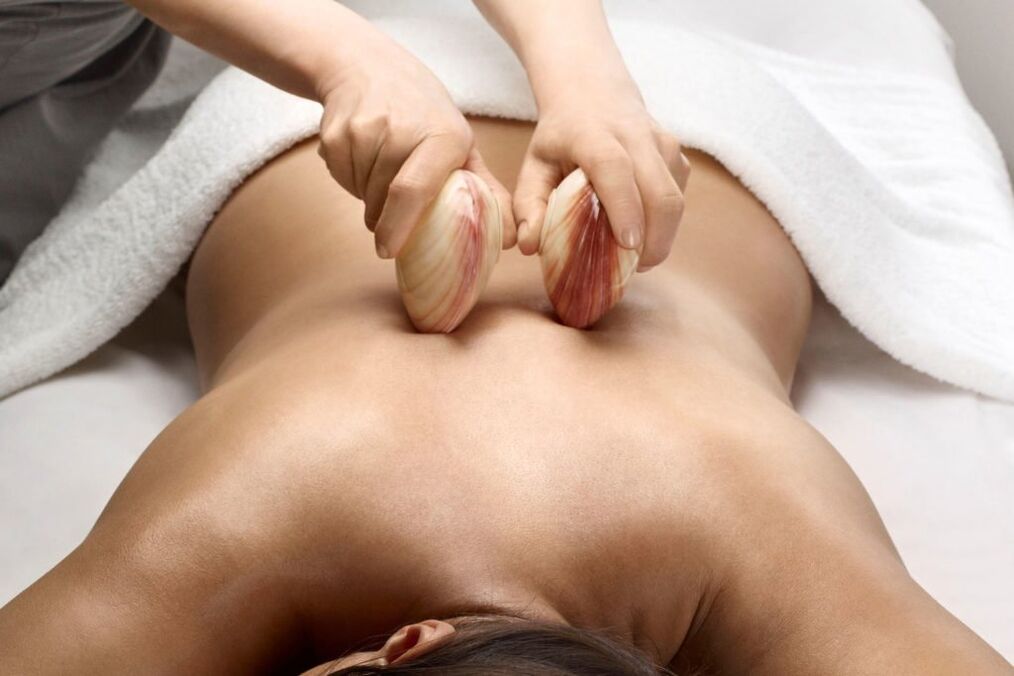 The way to relieve osteochondrosis pain is with massage